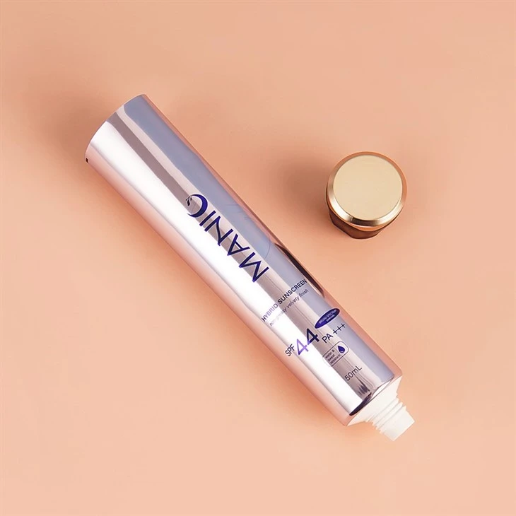 Aluminum Plastic Sunscreen Cream Packaging Tube factory